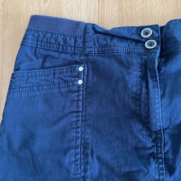 Karen Scott navy skorts size 8 - Picture 2 of 5